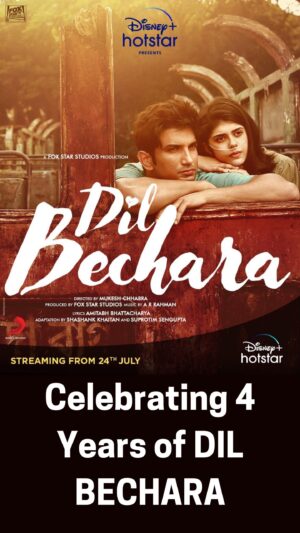 Mukesh Chhabra Instagram - Celebrating 4 years of ✨ Dil Bechara ✨
The memories are still vivid🌟, and the love we received has been overwhelming. 
Thank you to the incredible cast and crew for making this journey special and for breaking all the records. Your support means the world. 
Here’s to many more beautiful moments ahead! 🌟 
- Mukesh Chhabra

#DilBechara #4YearsOfDilBechara #SushantSinghRajput #Grateful”