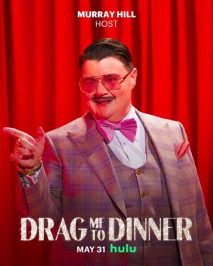 Murray Hill Instagram - I've always wanted to host a TV show since I was a little kid watching Johnny Carson. Now, as a middle-aged man I'm bursting at the seems (always have been tbh) I get to host @hulu new show #DragMeToDinner
✨ 
Thank you @hulu @dbelicious @nph @michaelserrato for this opportunity 🥂Big shout out @matadorcontent @jamessunderlandtv @nenegooter 
.
🎬 All episodes hit May 31st! Starring 40 top drag queens competing to throw the best dinner parties! The show is a riot and may cause some too!! 
.
As my pal @bridgeteverett says "Dreams Don't Have Deadlines"
.
Suit: @sharpe.haus Shirt: @cegonyc Specs: @caddis_life superstar: @theokoganmakeup
#showbiz #ddhd #represent