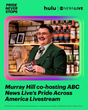 Murray Hill Instagram - This Sunday stream PRIDE ACROSS AMERICA on @abcnewslive & @hulu at 11am -4pm ET #PrideNeverStops  Honored to represent! 🏳️‍🌈🏳️‍🌈🏳️‍🌈🏳️‍🌈🏳️‍🌈🏳️‍🌈🏳️‍🌈 Suit: @sharpe.haus Shirt: @cegonyc HMU: @theokoganmakeup #showbiz #equality #pride