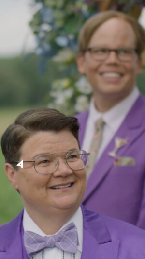 Murray Hill Instagram - FRED ROCOCO is getting married tonight! 💒 You're invited! Can't wait for you to see my beautiful bride Suzie (@jennifermudge) and the entire chosen fam! Sam, Joel, Tricia, Tiffany really showed up and showed the LOVE. Tonight's ep is all about the LOVE...we all deserve it! 💜💜💜
.
Watch @bridgeteverett #SomebodySomewhere tonight on @hbo and @streamonmax