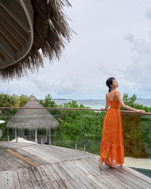 Myolie Wu Instagram - This place feels like it’s your own holiday home 🏠💜
@hakkaphil 
@thenautilusisland 
#thenautilusmaldives 
#AWorldOfYourOwnMaking 
#Maldives #maldiveslovers 
#family