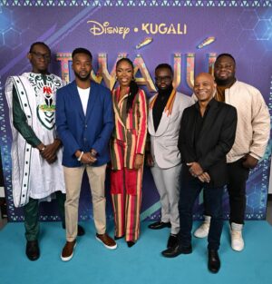 Nabil Abdul Rashid Instagram - At the #iwájú premier.. was fun to meet the other voices of this show.. did any of you watch it? What did you think?!