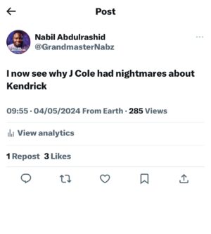 Nabil Abdul Rashid Instagram - Don’t save Drake.. he don’t wanna be saved!! #kendricklamar #euphoria