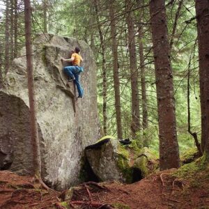 Nalle Hukkataival Instagram - Please take just a minute to sign this petition and save a great #bouldering area of Zillergrund Wald. Find the link in my profile. I’ve enjoyed climbing here very much and would hate to see it fall into the hands of a quarry company to be destroyed. Takes less than a minute to sign and makes a big difference! Thanks for your help
Photo: Peter Crane