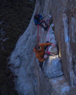 Nalle Hukkataival Instagram - After all the preparations we finally got a weather window to give Dawn Wall a try. After so much work it felt great to get to actually climb and we lucked out with some perfect sunny January days.

Straight off the ground the easier bottom pitches were challenging as we hadn’t had a chance to try them since November but the higher we made it the better we had everything rehearsed.

Some of the longest pitches were really stressful because you spend such a long time climbing a pitch and if you slip near the anchors you end up wasting lots of time and energy. We had focused on dialing the insecure sections and it worked.

All was going great until we couldn’t get through a section of running water. Then a series of winter storms hit.

During our time prepping Mulero counted about 20km of jumaring - not counting hauling up hundreds of kilos of water, gear, ropes and supplies that you need for doing the climb unsupported.

Big wall climbing at this level seems to be 90% rigging, hauling and jumaring and 10% weather. And once all the work is done, you get rewarded with some climbing. Being the only party on El Capitan for about a month and a half was pretty special on its own and life in the “partyledge” camp was a whole new world I’d never seen.

Now that the logistics and the beta are all figured out, stoke is high to return for round two in the next season! 🙌 📷 @westmountainmedia 
@blackdiamond @lasportivagram @lasportivana