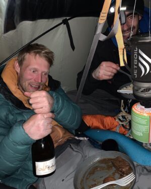Nalle Hukkataival Instagram - After all the preparations we finally got a weather window to give Dawn Wall a try. After so much work it felt great to get to actually climb and we lucked out with some perfect sunny January days.

Straight off the ground the easier bottom pitches were challenging as we hadn’t had a chance to try them since November but the higher we made it the better we had everything rehearsed.

Some of the longest pitches were really stressful because you spend such a long time climbing a pitch and if you slip near the anchors you end up wasting lots of time and energy. We had focused on dialing the insecure sections and it worked.

All was going great until we couldn’t get through a section of running water. Then a series of winter storms hit.

During our time prepping Mulero counted about 20km of jumaring - not counting hauling up hundreds of kilos of water, gear, ropes and supplies that you need for doing the climb unsupported.

Big wall climbing at this level seems to be 90% rigging, hauling and jumaring and 10% weather. And once all the work is done, you get rewarded with some climbing. Being the only party on El Capitan for about a month and a half was pretty special on its own and life in the “partyledge” camp was a whole new world I’d never seen.

Now that the logistics and the beta are all figured out, stoke is high to return for round two in the next season! 🙌 📷 @westmountainmedia 
@blackdiamond @lasportivagram @lasportivana