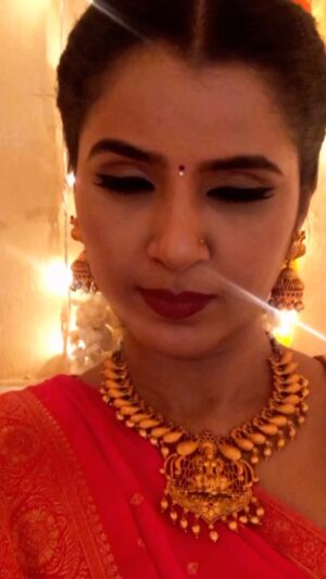 Nanditha Jennifer Instagram - Maayoney 😊😍
.
.
#smile #cute #expression #love #beautiful #instagram #instagood #instadaily #blessed #reels #reelsinstagram #jenniferr252reels #tamilcinema #thankyou  #jesus #trending #trendingreels #likesforlike #halfsaree #fashionblogger