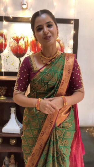 Nanditha Jennifer Instagram - Thank you sis @stitch_vyshnavee_sarath 
No words to say ur love and support sis 
God bless you sis 😊
Wishing u lots of success in your business sis♥️