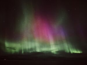Natalia Cordova-Buckley Instagram - Under star flowers🌟🪷🌟

Floating on an autumn night over the sea just north of the Arctic Circle. 
The only noise comes from the gentle wind hitting the life rafts above our heads. 
In front of us, the miniature lights of a town called Honningsvåg. 
The vast ocean surrounds us, stretching away into the distance until it encounters the horizon. 
A barrier of darkness…the black sky polka doted by the stars.
Out of nowhere, without trumpets or sounds to announce its arrival, the bud of a giant flower. 
Slowly, color and light begin to manifest. 
A cosmic tulip blooming. 
A lotus flower blossoms. 
My mind knows that we are witnessing the Northern Lights but all I see is magic. 

The Cree Indians held that the Aurora was part of life’s circle and were the spirits of the dead who remained in the sky above their loved ones. The Cree believed that the lights were spirits of these departed friends and relatives trying to communicate with those they had left behind on earth.

Noche de Octubre 2-3.
Celebrando un año exacto de tu nueva vida. 
Gracias Primo! 

#auroraborealis