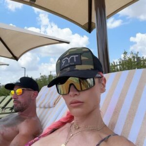 Natalie Eva Marie Instagram - A little Texas Gym 🦾🤠& Pool action👙☀️@jonathan_coyle 
-
🏋️‍♀️Workout fits: @tyrsport 
😎Sunnies: @tyrsport 
🧢Hats: @tyrsport 

💥Use My Code To Save 💸
𝐍𝐄𝐌𝐅𝐆𝐒
-
#BearNBoots #GymTanNoLaundry 😂 #SummerTimeVibes #GodBlessTexas