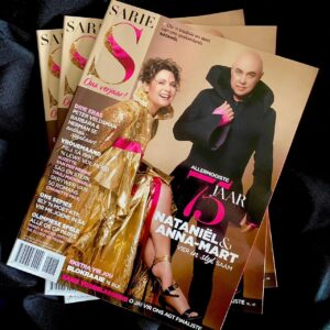 Nataniël Instagram - 👑@sarietydskrif is 75!
👑Heerlik om deel te wees van hierdie historiese uitgawe!
👑Koop dit nou!
👑Koop dit nou!
👑En bespreek nou op quicket.co.za vir SARIE se Glansete by Kievits Kroon op 13 Julie!

#nataniël
#AnnaMart
#SarieTydskrif
#75
#kostuums
#teater
#ontwerp
#Glansete
#KievitsKroon
#quicket