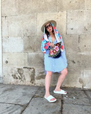 Natasha Leggero Instagram - Trying to enjoy myself in Italy while simultaneously avoiding sun damage!