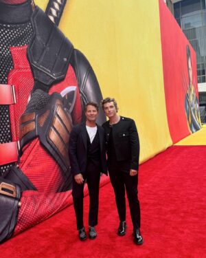 Nate Berkus Instagram - Deadpool premiere. What a great job, @slevydirect.
