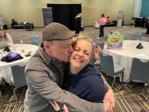 Nate Richert Instagram - Of course this one. Mostly miss her but we always pick up where we left off. ❤️ @melissajoanhart #90scon @thats4ent #sabrinatheteenagewitch