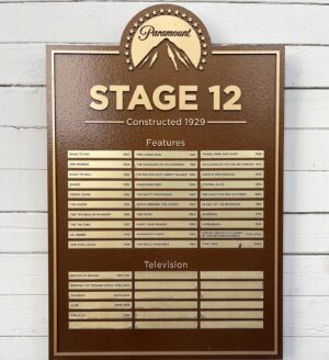 Nate Richert Instagram - This is the placard posted on the side of old stage 12 on the @paramountpics lot where #sabrinatheteenagewitch spent all but the first season, which was filmed at @unistudios. Good times.