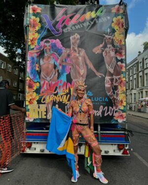 Nathalie Emmanuel Instagram - CARNIVAL WE LOVE YOU! 

airam_tribe x @iamxtreme_carnival for @nhcarnivalldn wearing @tiffanni_t’s BEAUTIFUL costumes. THANK YOU!

Jumping with your crew, jumping with new friends, connecting to the culture, whinin’ up your waist, and TAKING UP SPACE. Carnival was always about resistance, defiance and liberation! I could cry at the joy and love that I experience at carnival every year… and by the way… 🗣️WE’RE NOT GOING ANYWHERE! 

Stay BeYOUtiful… until next year 🥲🥹 🇱🇨🇩🇲#NottingHillCarnival2024 #Day2 #airamtribe@#XtremeCarnival #LucianCarnival #itsinmydna #proud