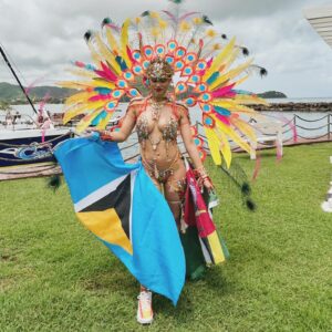 Nathalie Emmanuel Instagram - Ready for di road with @just4funcarnival and @travelsaintlucia. #letherinspireyou #travelsaintlucia #home #playahmas #TheLandingsResortandSpa #StLucia #LucianCarnival