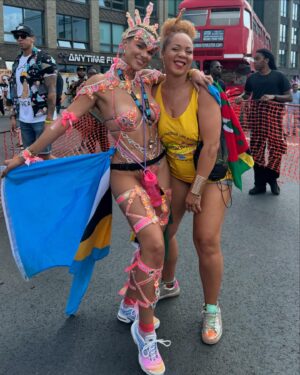 Nathalie Emmanuel Instagram - CARNIVAL WE LOVE YOU! 

airam_tribe x @iamxtreme_carnival for @nhcarnivalldn wearing @tiffanni_t’s BEAUTIFUL costumes. THANK YOU!

Jumping with your crew, jumping with new friends, connecting to the culture, whinin’ up your waist, and TAKING UP SPACE. Carnival was always about resistance, defiance and liberation! I could cry at the joy and love that I experience at carnival every year… and by the way… 🗣️WE’RE NOT GOING ANYWHERE! 

Stay BeYOUtiful… until next year 🥲🥹 🇱🇨🇩🇲#NottingHillCarnival2024 #Day2 #airamtribe@#XtremeCarnival #LucianCarnival #itsinmydna #proud