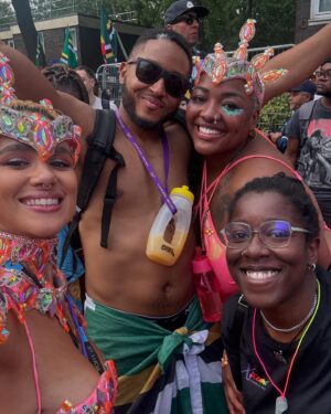 Nathalie Emmanuel Instagram - CARNIVAL WE LOVE YOU! 

airam_tribe x @iamxtreme_carnival for @nhcarnivalldn wearing @tiffanni_t’s BEAUTIFUL costumes. THANK YOU!

Jumping with your crew, jumping with new friends, connecting to the culture, whinin’ up your waist, and TAKING UP SPACE. Carnival was always about resistance, defiance and liberation! I could cry at the joy and love that I experience at carnival every year… and by the way… 🗣️WE’RE NOT GOING ANYWHERE! 

Stay BeYOUtiful… until next year 🥲🥹 🇱🇨🇩🇲#NottingHillCarnival2024 #Day2 #airamtribe@#XtremeCarnival #LucianCarnival #itsinmydna #proud