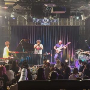 Nathan East Instagram - Fun seeing HIROMI and friends at Blue Note Tokyo last night! They are playing every night this week!🎹✨🎶🗼❤️