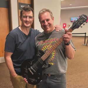 Nathan Fillion Instagram - This is my brother, Jeff. I’ve know him as long as I can remember. I feel the parts of me I get from him are some of my best parts. Although we are extremely different, (I play guitar about as well as he can act) I’m always endeavoring to be more like him. Of all the things he’s taught me, the most important to me is how to be a good brother. Happy birthday, @jeff.fillion.3 . Here’s to continued grand adventures, sharing stories, and celebrating successes. We’re so fortunate. Oh! And thank you, @foreignerlive, for a fantastic show!