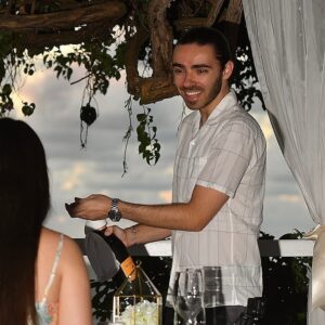 Nathan Sykes Instagram - It was amazing to have such an important moment on a beach that has so much significance to Char, and the help and care from the team @sandalshalcyonbeach made it even more special. Massive thanks to Masana and Gibson for being so wonderful, and to the team at @sandals_uk for helping me facilitate getting there for the night. Here’s a picture of a risky moment that tested how steady my hand was about 5 minutes before the big question …