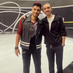 Nathan Sykes Instagram - So proud of @sivaofficial! Great to see him shine in person last week @dancingonice and another beautiful skate tonight! Make sure you can vote if you can ❤️