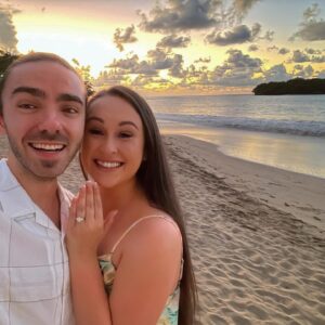Nathan Sykes Instagram - A few nights ago I took @_charlotteburke_ to the same beach in Saint Lucia that her parents got married on many years ago to ask her a certain question and … She Said Yes!!!