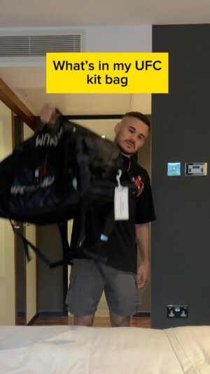 Nathaniel Wood Instagram - A look in my UFC fight week kit bag