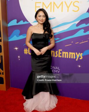 Nayah Damasen Instagram - Children’s & Family Emmys💛 I’m so happy that the crew gets this well deserved recognition with the 6 Emmy nominations!! Along with the big win for outstanding choreography @hlghlg truly no one more deserving!! Thank you #childrensemmys for giving us the honor of presenting and saying “the Emmy goes to…”