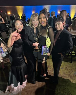 Nayah Damasen Instagram - Children’s & Family Emmys💛 I’m so happy that the crew gets this well deserved recognition with the 6 Emmy nominations!! Along with the big win for outstanding choreography @hlghlg truly no one more deserving!! Thank you #childrensemmys for giving us the honor of presenting and saying “the Emmy goes to…”