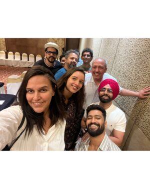 Neha Dhupia Instagram - The many moods of #badnewz …. For the real footage it’s at a theatre 🎭 near you 😍♥️😛
