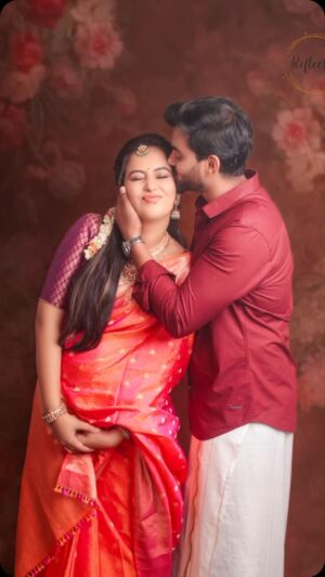 Neha Gowda Instagram - Unforgettable moments captured!

Had an absolute blast during this shoot! 

#CreatingMemories

Huge shoutout to the incredible team who made it happen:

Makeup magic by @yashjainmakeupartistry

Stunning photography,videography and editing done by @reflectionsbysupriya

Beautiful arrangements by @tambulahampers_by_rekha

Jewels - @thespatika 

Thanks for helping me create these special memories! 

#Grateful #FunTimes #BehindTheScenes”