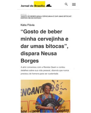 Neusa Borges Instagram - @neusaborgesoficial é destaque na imprensa. Ela falou um pouco da vida pessoal e profissional nos seus novos trabalhos na TV, no Streaming e no Cinema.

Como sempre #NeusaBorges é sinônimo de sucesso 🤎

Confira algumas manchetes:

📰 @quem 
📰 @voguebrasil 
📰 @nanarude 
📰 @portalibahia 
📰 @jornaldebrasilia 
📰 @heloisatolipan 
📰 @metropoles 

#neusaborgesnamídia 
@tzascom