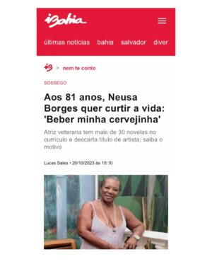 Neusa Borges Instagram - @neusaborgesoficial é destaque na imprensa. Ela falou um pouco da vida pessoal e profissional nos seus novos trabalhos na TV, no Streaming e no Cinema.

Como sempre #NeusaBorges é sinônimo de sucesso 🤎

Confira algumas manchetes:

📰 @quem 
📰 @voguebrasil 
📰 @nanarude 
📰 @portalibahia 
📰 @jornaldebrasilia 
📰 @heloisatolipan 
📰 @metropoles 

#neusaborgesnamídia 
@tzascom