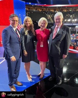 Newt Gingrich Instagram - Great day at the Republican National Convention in Milwaukee!🇺🇸