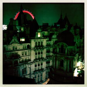 Nicholas Britell Instagram - London nights 🏰 #LFF #TheKing