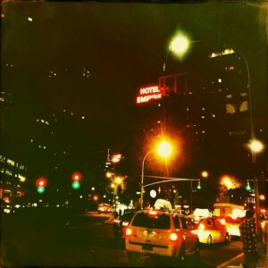 Nicholas Britell Instagram - Lincoln Center at night #NYC