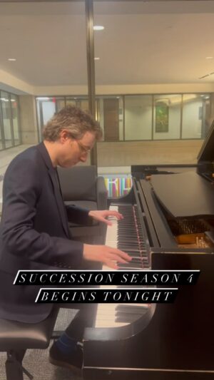 Nicholas Britell Instagram - Succession Season 4
9pm ET @hbo 
#succession
#WorldPianoDay
#Piano