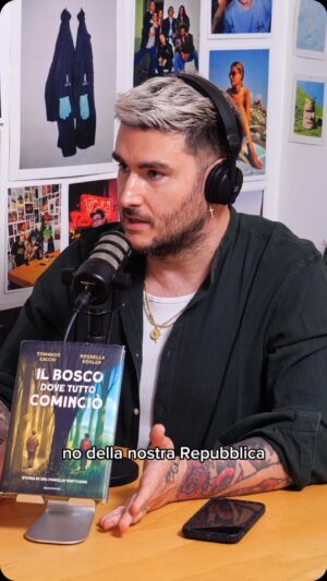 Nick Cerioni Instagram - Un libro importante che, secondo me, è necessario leggere, soprattutto oggi , perché solo studiando il passato si può avere un arsenale di strumenti per navigare l’oggi. 

@tommasosacchi e sua madre Rossella Kohler, firmano “il Bosco dove tutto cominciò” edito da @librimondadori 
Una storia d’amore per il nostro paese , di Resistenza ed esistenza. Grazie ancora all’assessore per aver accettato il mio invito a “Is It Sexy”.
 ❤️

 Domani, come sempre, esce una puntata leggendaria.