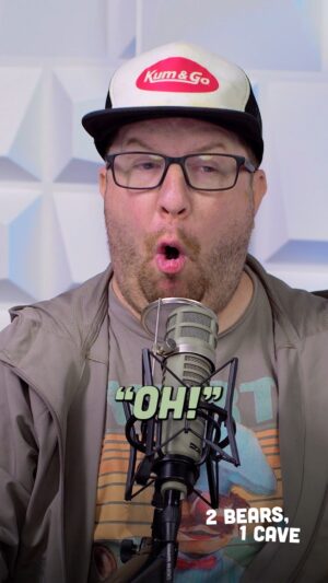 Nick Swardson Instagram - Thought Burnt was in the room for a sec. @realnickswardson joins an all new #2Bears1Cave out now!