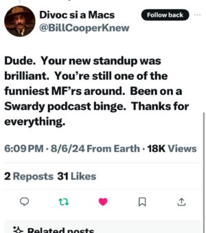 Nick Swardson Instagram - Kind words. Fuck United airlines. Be careful traveling. It’s a shit show. I’m going to drive as much as I can for Toilet Head this fall. Anyone want to be the driver. Let me know in the comments. I’ll pay you in White Castle and toilet paper.