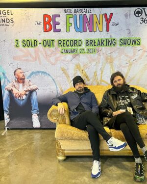 Nick Thune Instagram - Going on the road with @natebargatze is unmatched. @thehomelesspimp documented most of this… @julianmccullough @lachjaw @joezimmerman @travisontour13