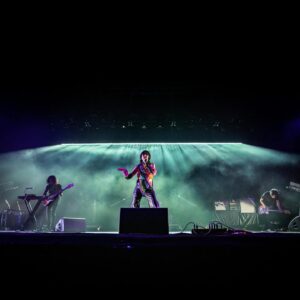 Nick Zinner Instagram - Chicago photo roundup from last weekend at @riot_fest   @metrochicago 🫶
📸 by me except
2,3: @anguyen43 
4: @goldzalez 
5: @noahsheldon 
10:🎥 @tagomagospaceritual  of my dad rocking out 🖤