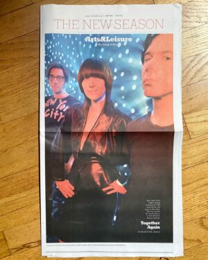 Nick Zinner Instagram - look mom we’re in the NY Times 😧

📸: @sandycandykim