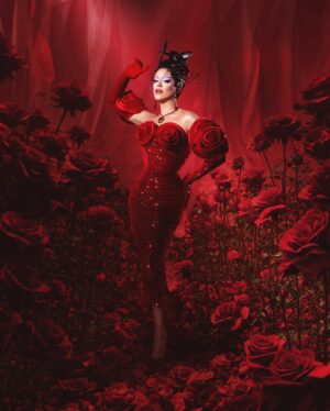 Nicky Doll Instagram - I’m so thorny 🌹🫦

Shot by @ranobrac 
Outfit by @rochart_design @cozzeppe 
Hair by @wigsbysire 
Makeup @kam_hugh 
Jewelry @gv.jewels_costumes 
Shoes @louboutinworld