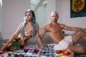 Nicky Doll Instagram - Papa & Maman 🍴🍑

« I had a dream » music video is out now! 

Hair by @meaghanmastersonhair 
Makeup @juliencharlierparis 
Nails @statement_not_maintenance
Stylist @dinavibes_ 
Shoes @chloegosselin
Shot by @dylanperlot