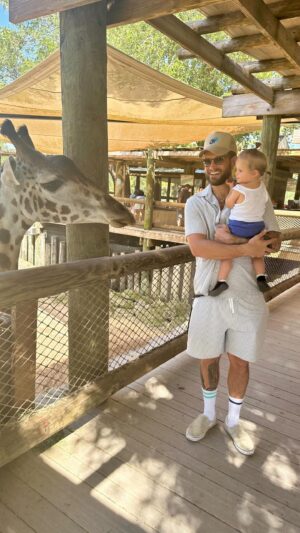 Nico Tortorella Instagram - When dove meets giraffe. Experiencing the world through your eyes is the greatest joy life has to offer.