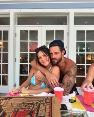 Nico Tortorella Instagram - Pizza and pool party at Kilmers parents house. Happy baby shower day baby. @bethanycmeyers