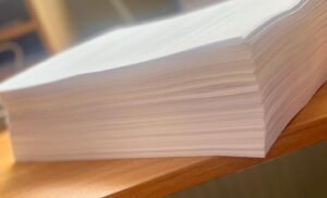 Nicola Sturgeon Instagram - My own words.

This is what the first draft of my book looks like. Writing it has been hard work but also hugely enjoyable and very cathartic. Looking forward to the next stage of the process - wrestling it into shape.